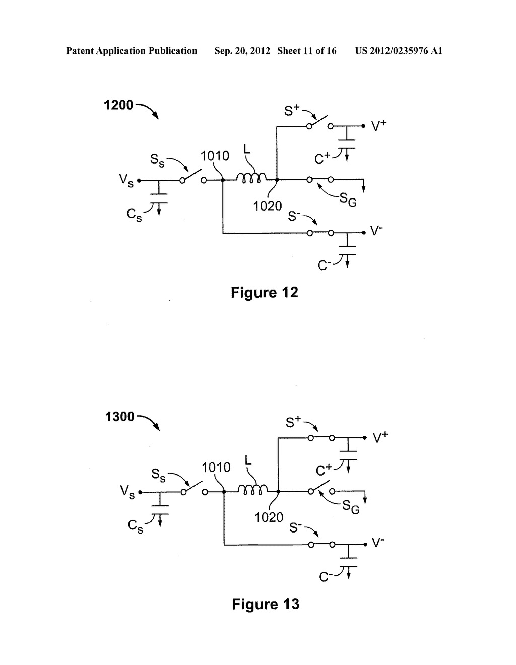 SYSTEM AND METHOD FOR PROVIDING POSITIVE AND NEGATIVE VOLTAGES FROM A     SINGLE INDUCTOR - diagram, schematic, and image 12