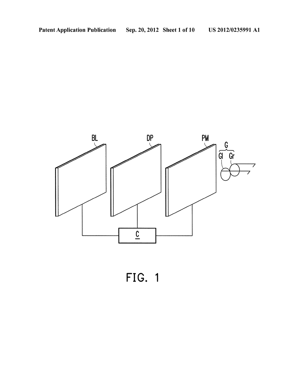 THREE DIMENSIONAL DISPLAY AND DRIVING METHOD THEREOF - diagram, schematic, and image 02