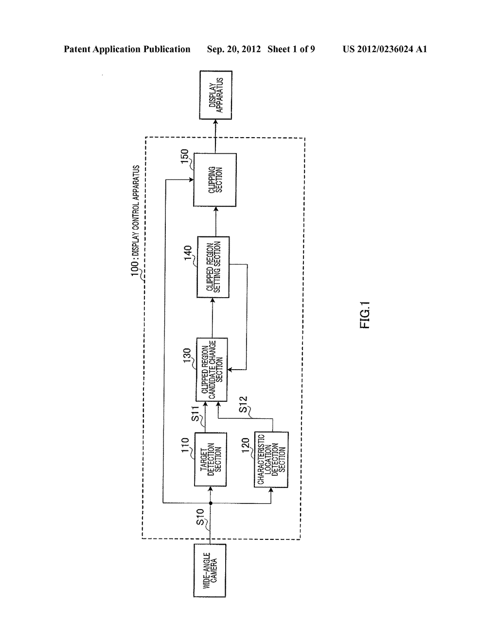 DISPLAY CONTROL DEVICE, AND METHOD FOR FORMING DISPLAY IMAGE - diagram, schematic, and image 02