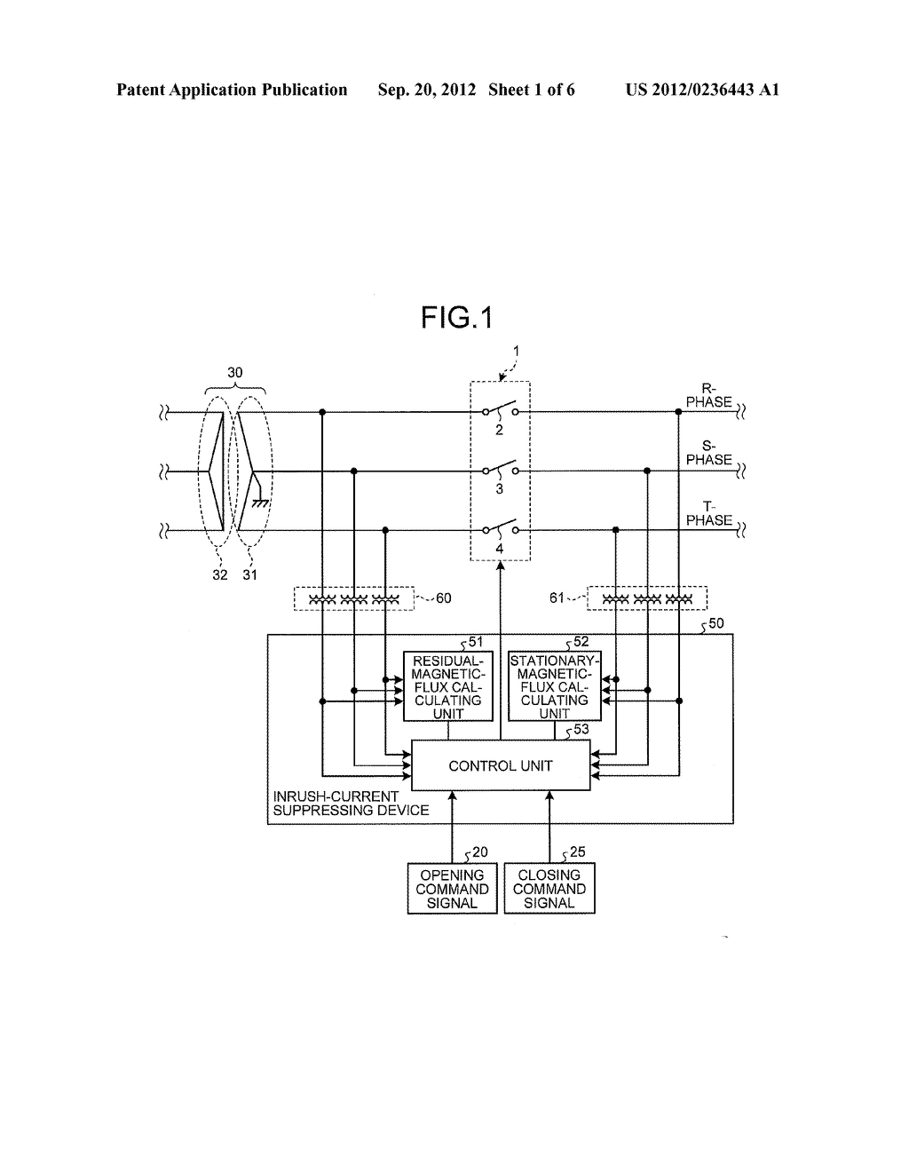 INRUSH-CURRENT SUPPRESSING DEVICE AND INRUSH-CURRENT SUPPRESSING METHOD - diagram, schematic, and image 02