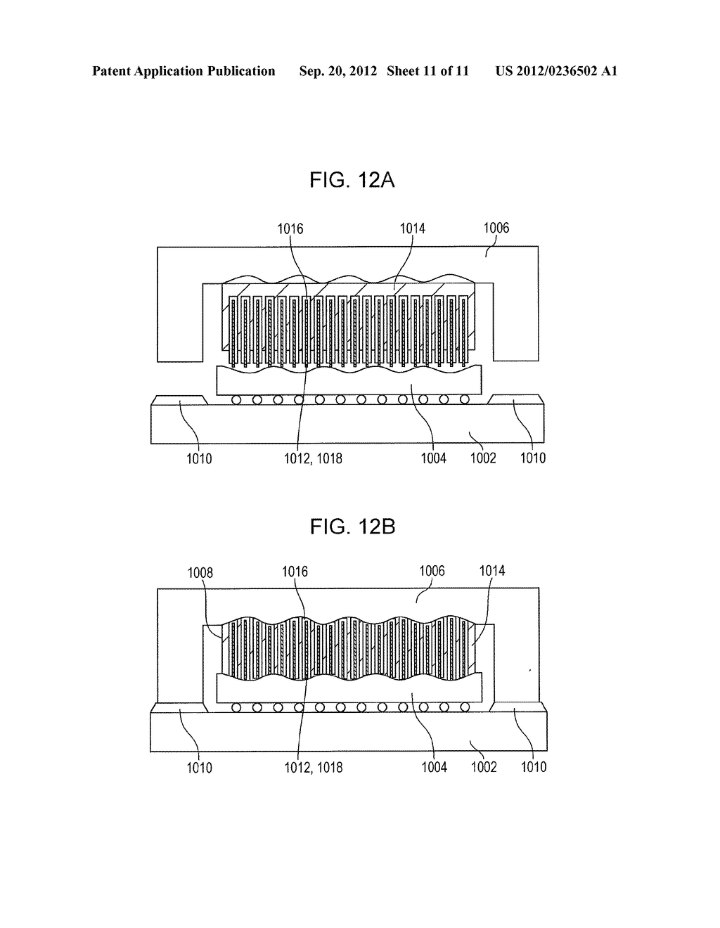 SHEET-SHAPED STRUCTURE, METHOD FOR MANUFACTURING SHEET-SHAPED STRUCTURE,     ELECTRONIC DEVICE, AND METHOD FOR MANUFACTURING ELECTRONIC DEVICE - diagram, schematic, and image 12