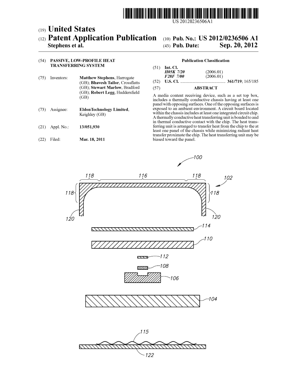 PASSIVE, LOW-PROFILE HEAT TRANSFERRING SYSTEM - diagram, schematic, and image 01