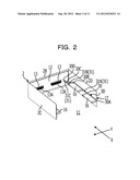 ELECTRONIC DEVICE AND CONNECTION STRUCTURE FOR CIRCUIT BOARD diagram and image