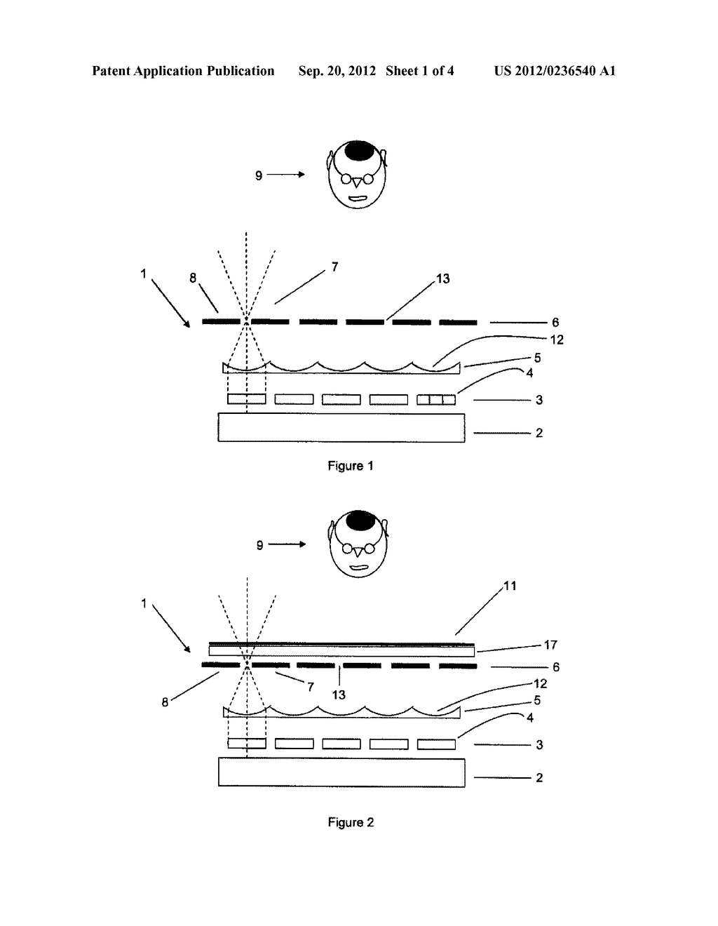Display Device with Integrated Photovoltaic Cells, with Improved     Luminosity - diagram, schematic, and image 02