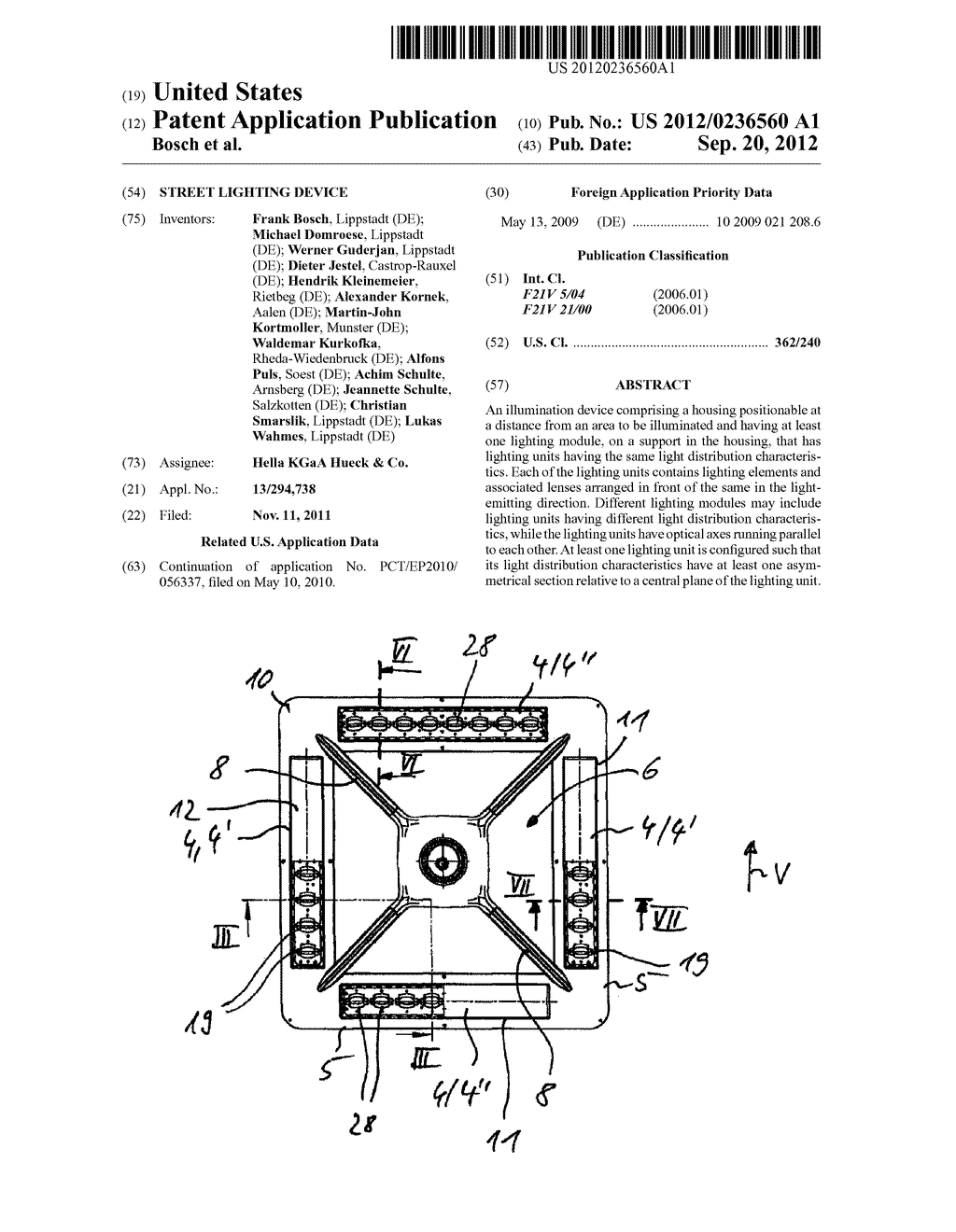 Street Lighting Device - diagram, schematic, and image 01