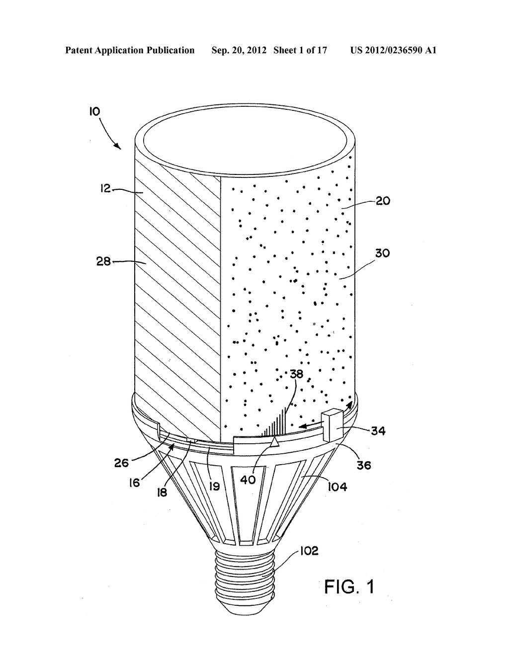 LIGHTING ASSEMBLY WITH ADJUSTABLE LIGHT OUTPUT - diagram, schematic, and image 02