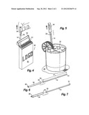 HYGIENICALLY COVERED DRINK STIRRER ASSEMBLY diagram and image