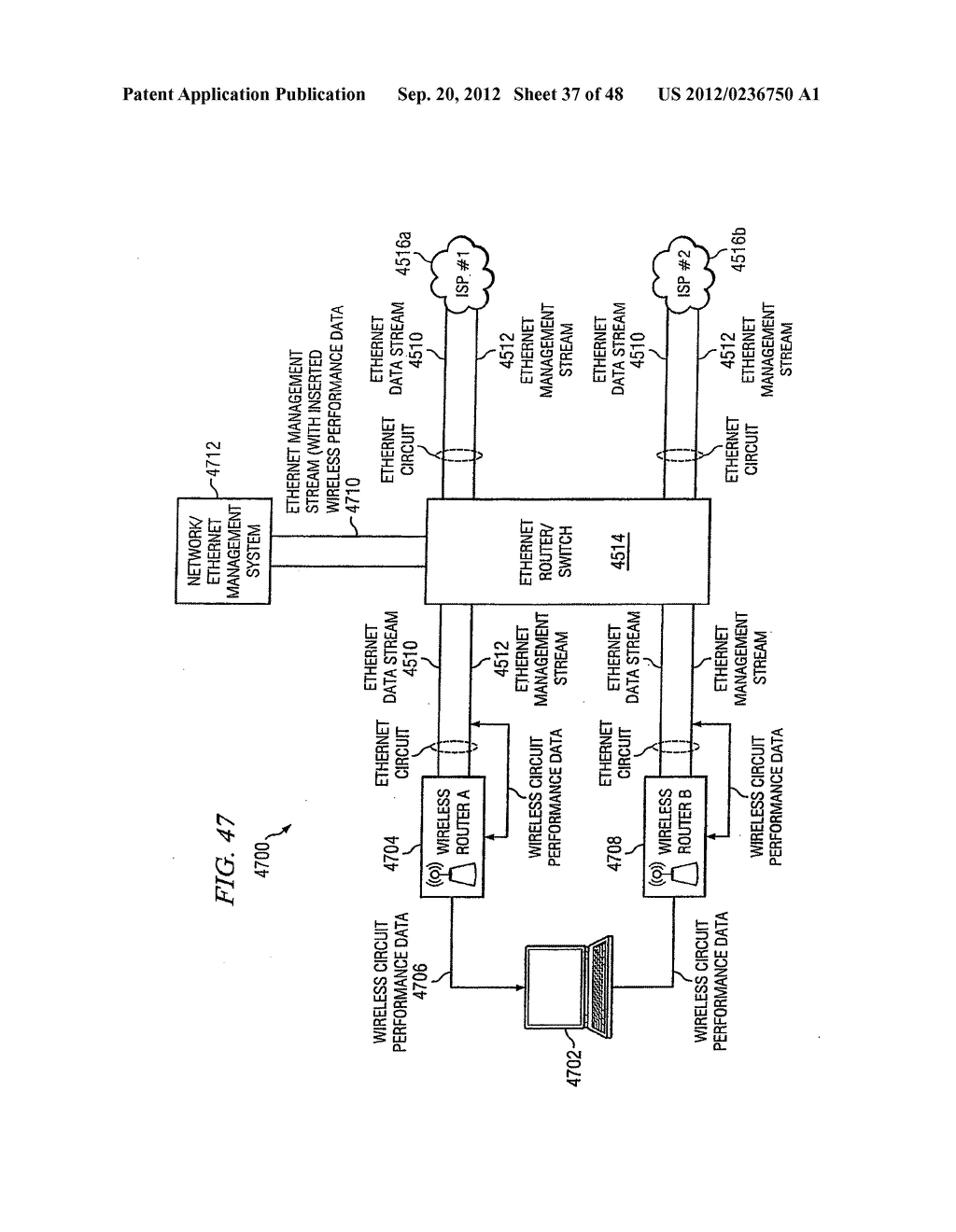 SYSTEM, METHOD FOR COMPILING NETWORK PERFORMANCING INFORMATION FOR     COMMUNICATIONS WITH CUSTOMER PREMISE EQUIPMENT - diagram, schematic, and image 38