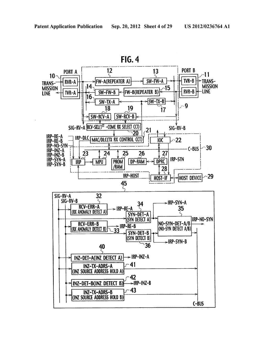 DOUBLE RING NETWORK SYSTEM AND COMMUNICATION CONTROL METHOD THEREOF, AND     TRANSMISSION STATION, AND PROGRAM FOR TRANSMISSION STATIONS - diagram, schematic, and image 05