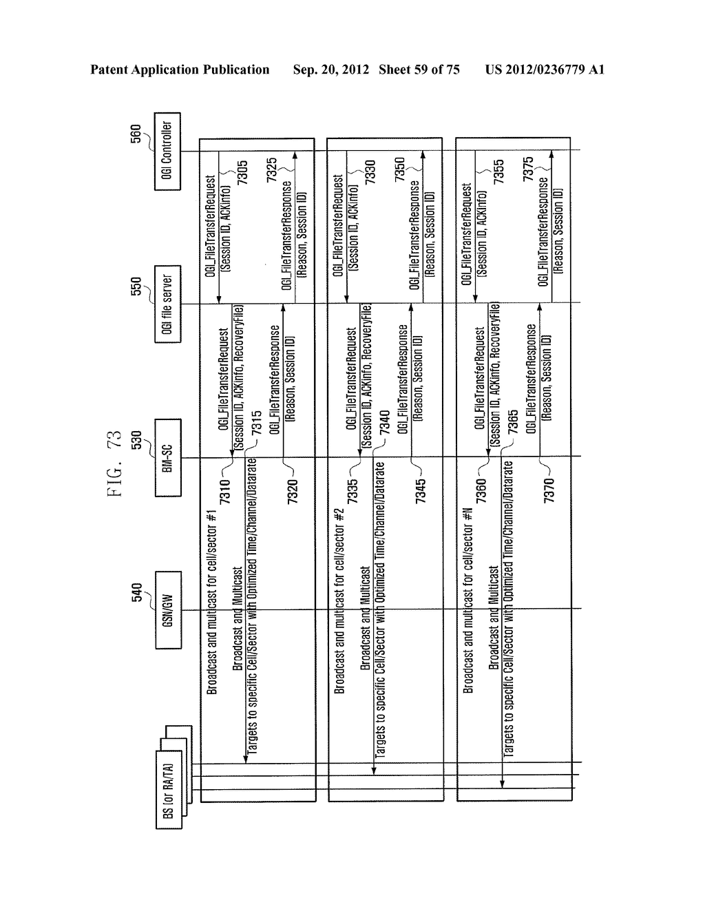 APPARATUS AND METHOD FOR RELIABLY AND DYNAMICALLY TRANSMITTING GROUP     INFORMATION VIA A WIRELESS MULTICAST OR BROADCAST CHANNEL - diagram, schematic, and image 60