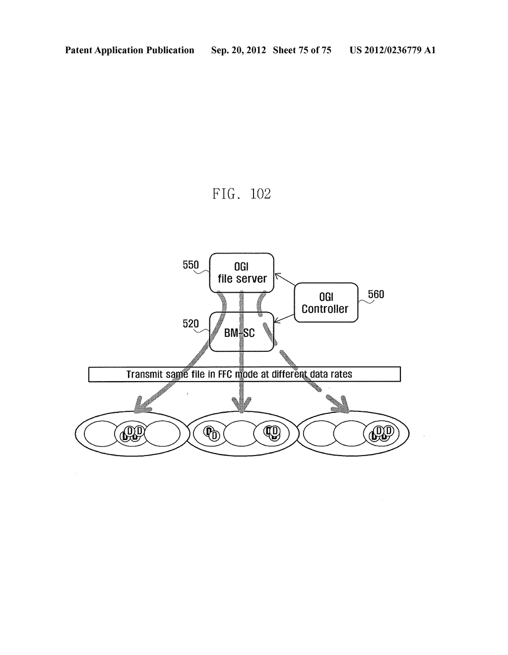 APPARATUS AND METHOD FOR RELIABLY AND DYNAMICALLY TRANSMITTING GROUP     INFORMATION VIA A WIRELESS MULTICAST OR BROADCAST CHANNEL - diagram, schematic, and image 76
