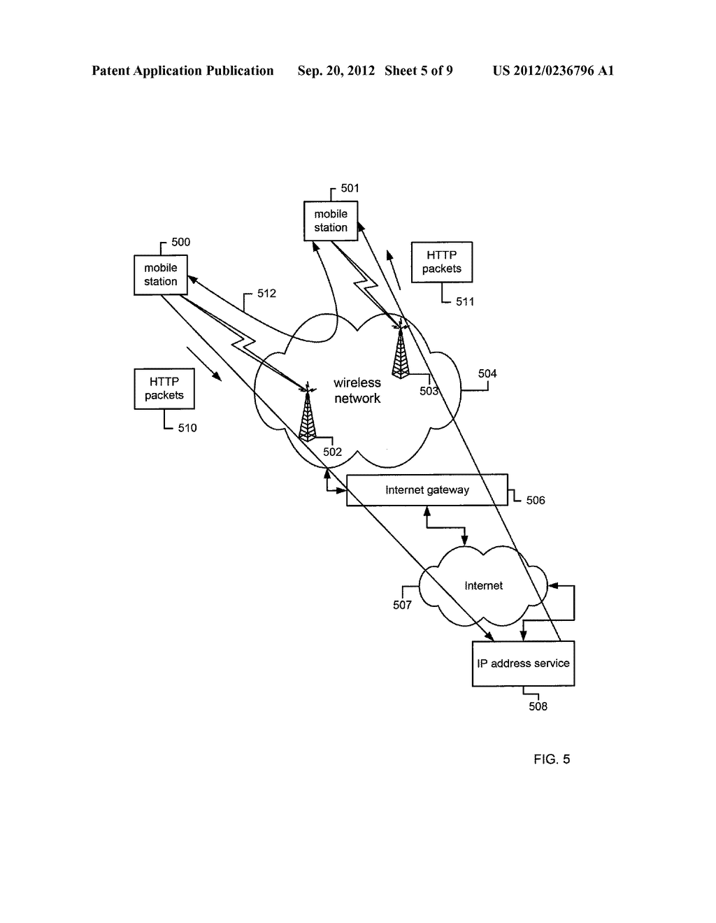 SYSTEM AND METHOD OF EXCHANGING IDENTIFICATION INFORMATION FOR MOBILE     STATIONS - diagram, schematic, and image 06