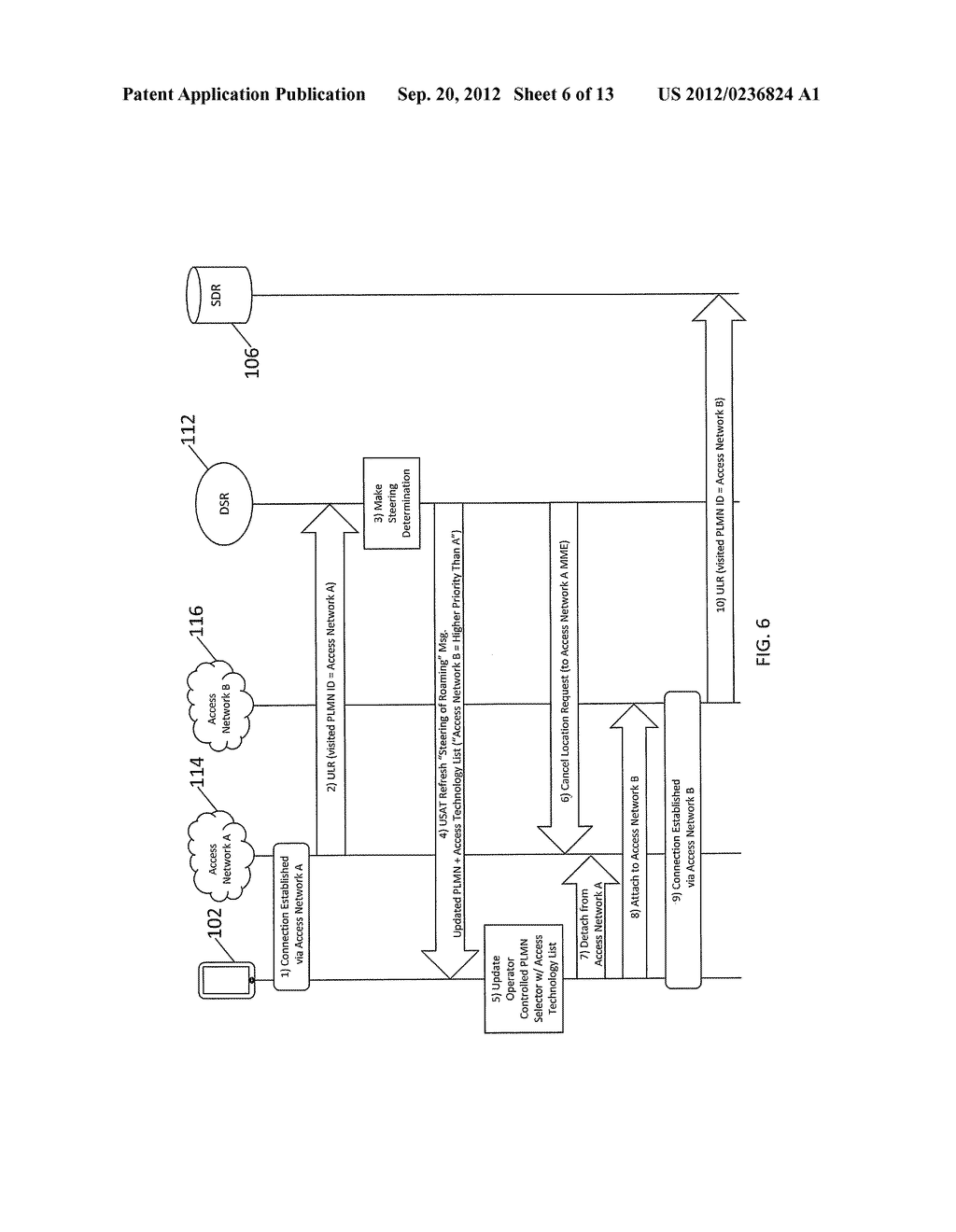 METHODS, SYSTEMS, AND COMPUTER READABLE MEDIA FOR DIAMETER-BASED STEERING     OF MOBILE DEVICE NETWORK ACCESS - diagram, schematic, and image 07