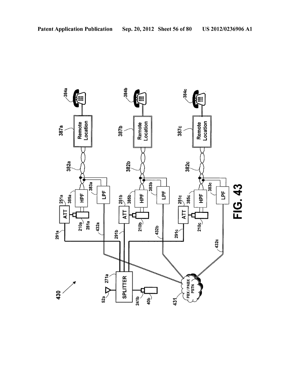 APPARATUS AND METHOD FOR FREQUENCY SHIFTING OF A WIRELESS SIGNAL AND     SYSTEMS USING FREQUENCY SHIFTING - diagram, schematic, and image 57