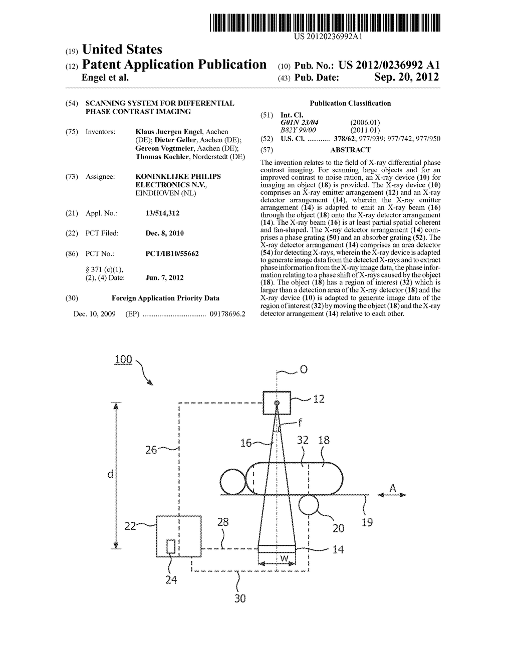 SCANNING SYSTEM FOR DIFFERENTIAL PHASE CONTRAST IMAGING - diagram, schematic, and image 01