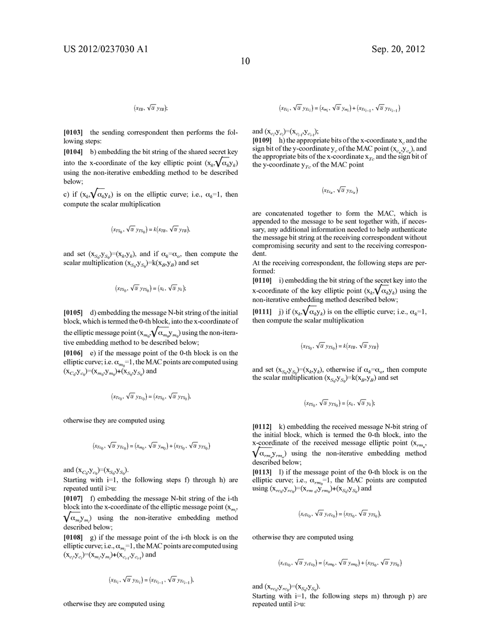 ELLIPTIC CURVE-BASED MESSAGE AUTHENTICATION CODE SYSTEM AND METHOD - diagram, schematic, and image 12