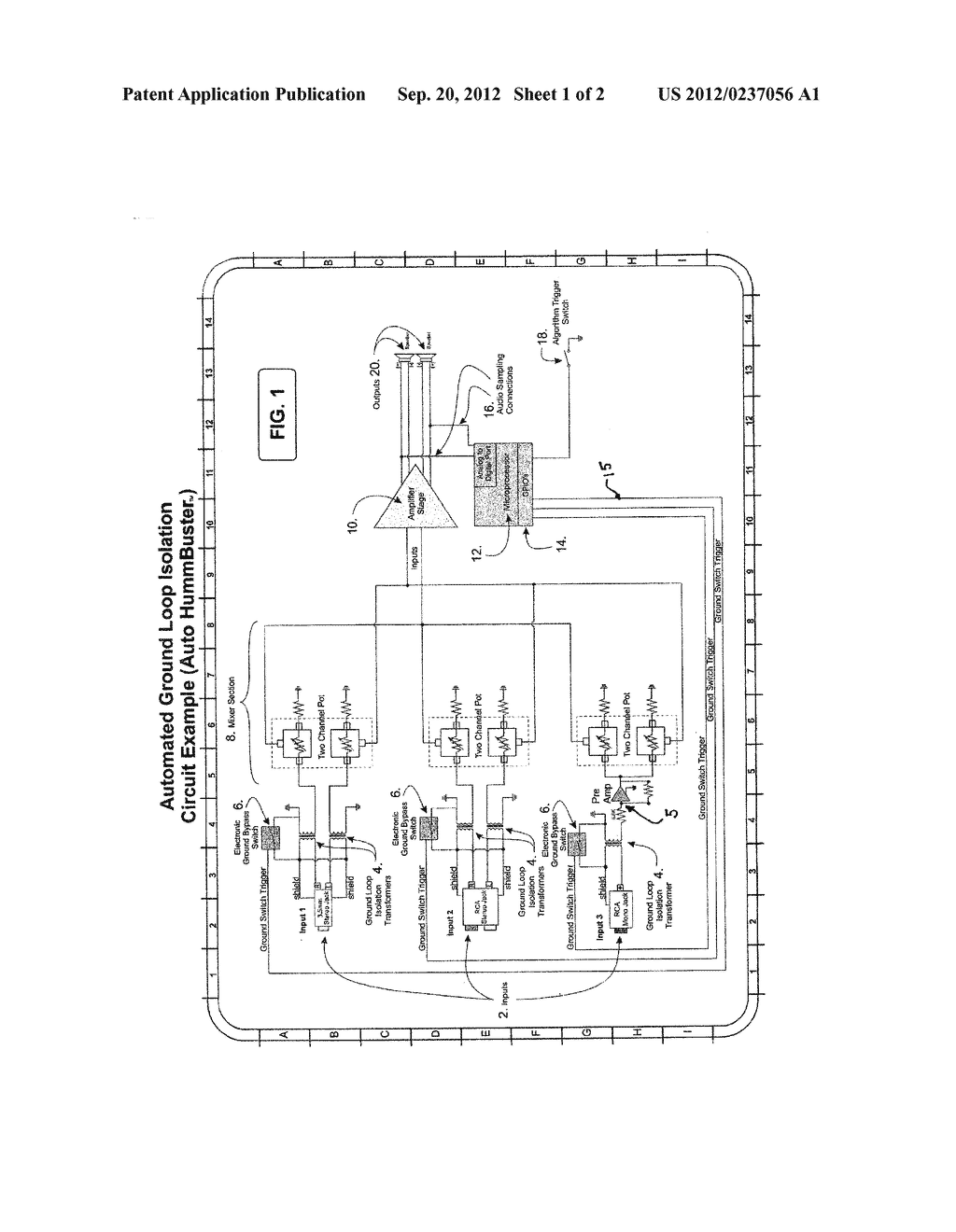 AUTOMATED NOISE REDUCTION CIRCUIT - diagram, schematic, and image 02