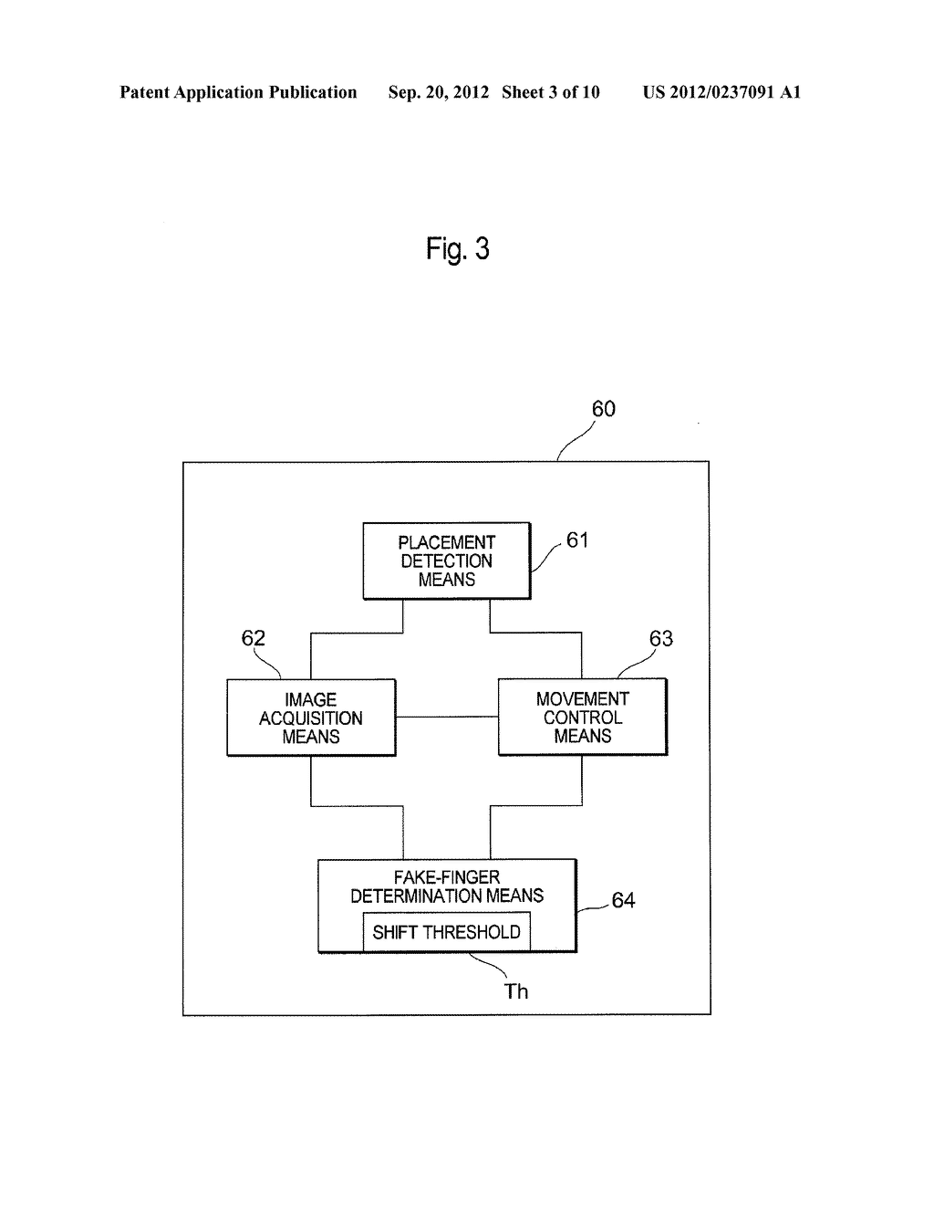 FAKE-FINGER DETERMINATION DEVICE - diagram, schematic, and image 04