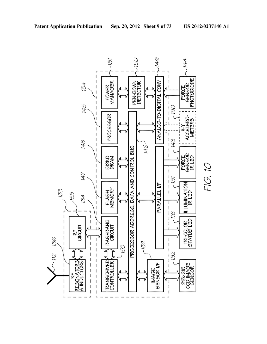OPTICALLY IMAGING STYLUS FOR INTERACTING WITH SUBSTRATE HAVING IMAGEABLE     POSITION-CODING PATTERN - diagram, schematic, and image 10