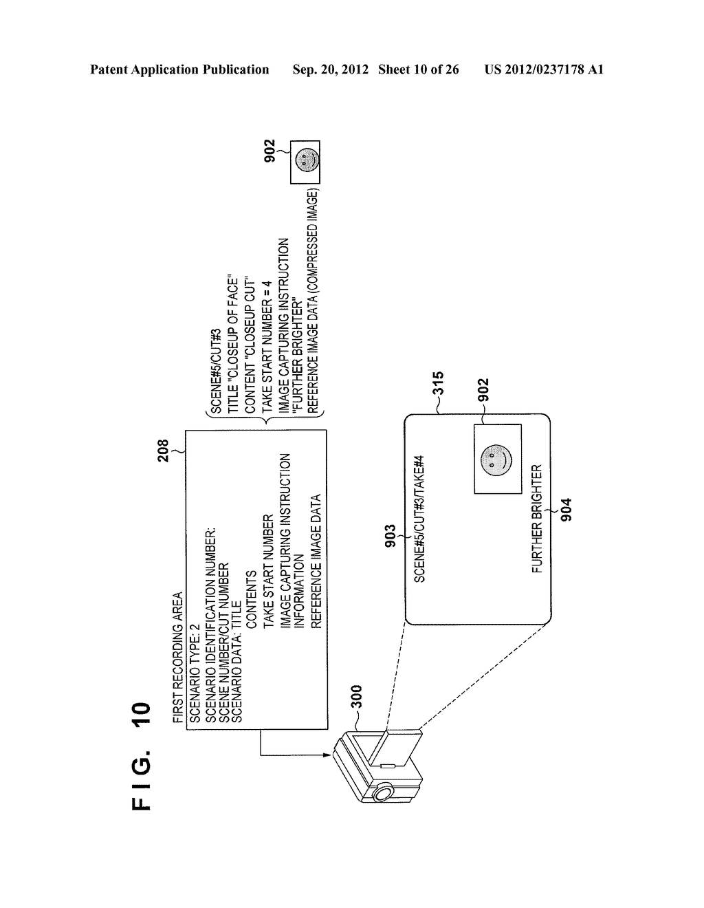 SCENARIO EDITING APPARATUS AND SCENARIO EDITING METHOD, IMAGE CAPTURING     APPARATUS AND CONTROL METHOD THEREOF, AND SCENARIO EDITING SYSTEM - diagram, schematic, and image 11