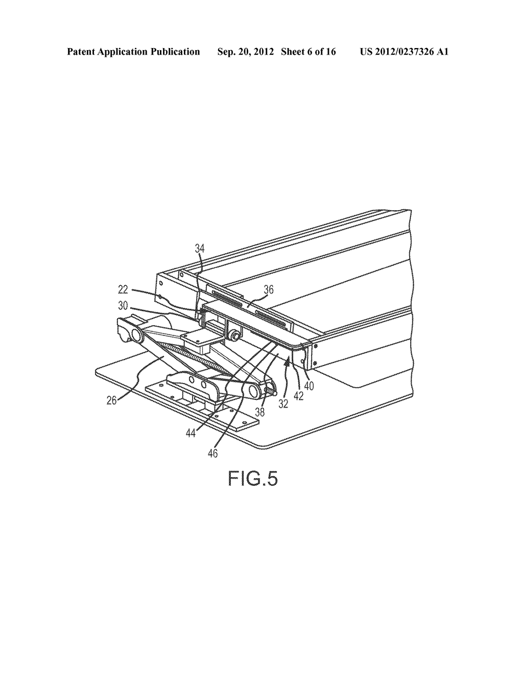 SYSTEM AND METHOD FOR TRANSFERRING A WHEELED LOAD INTO A TRANSPORT VEHICLE - diagram, schematic, and image 07