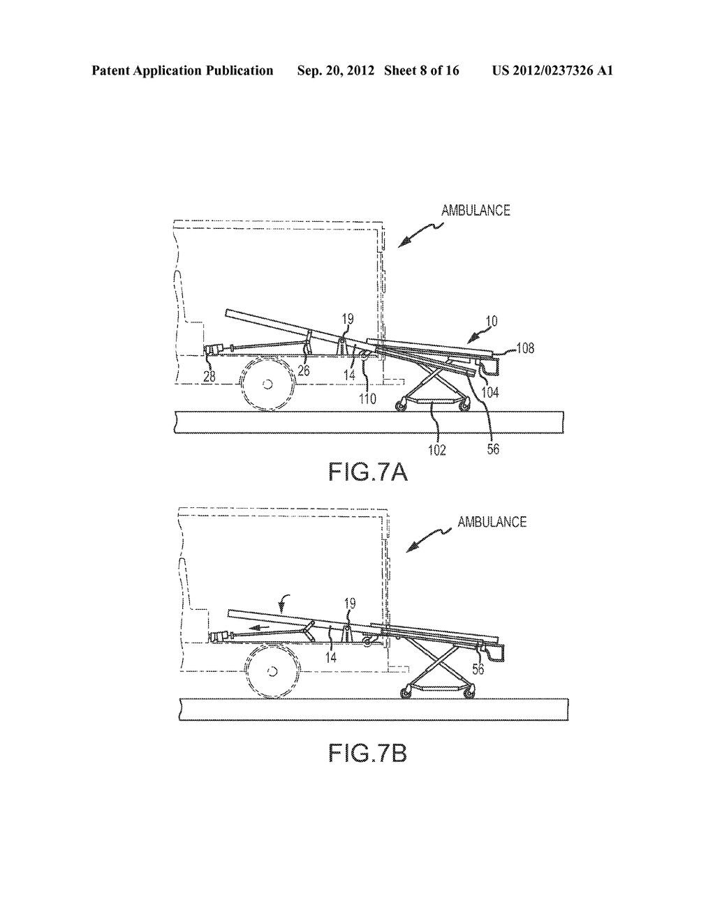 SYSTEM AND METHOD FOR TRANSFERRING A WHEELED LOAD INTO A TRANSPORT VEHICLE - diagram, schematic, and image 09