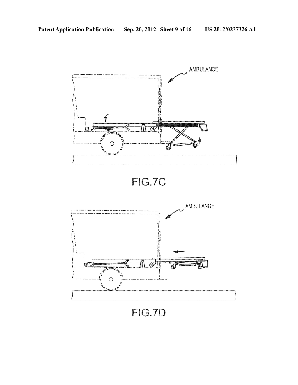 SYSTEM AND METHOD FOR TRANSFERRING A WHEELED LOAD INTO A TRANSPORT VEHICLE - diagram, schematic, and image 10