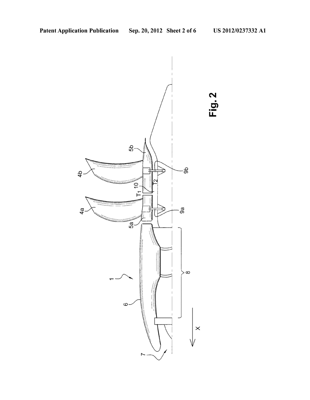 FLUID-COOLING DEVICE FOR A TURBINE ENGINE PROPULSIVE UNIT - diagram, schematic, and image 03