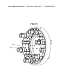 HYDRAULIC MOTOR OR PUMP WITH TANGENTIAL PISTONS WITH ANNULAR OR SECTIONAL     SHAPE ON ORDINARY OR PLANETARY GEAR FOR HIGH TORQUE, AND POWER     PERFORMANCE AND HYDRAULIC AND MECHANICAL EFFICIENCY diagram and image