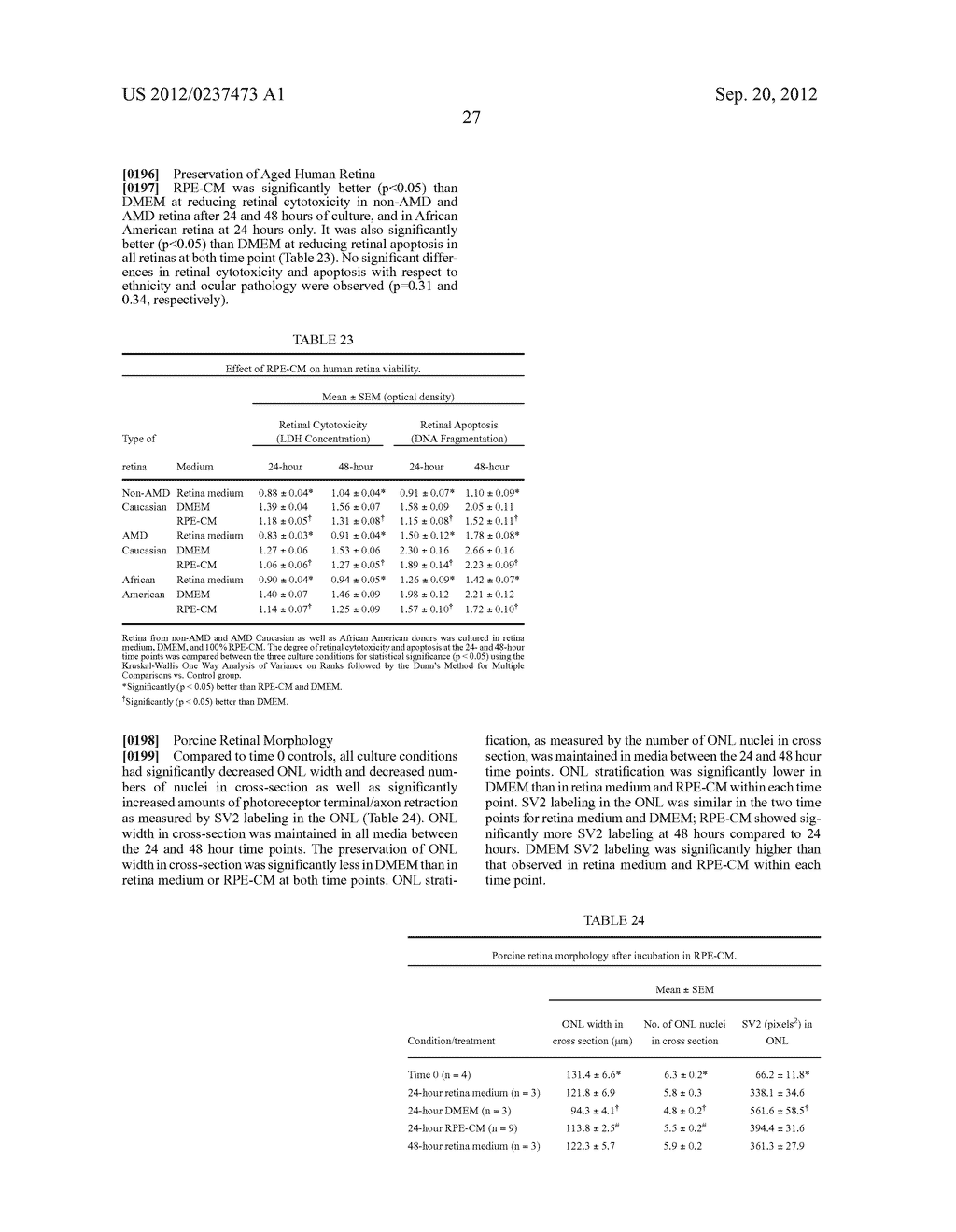 Compositions And Methods For Cell Based Retinal Therapies - diagram, schematic, and image 34