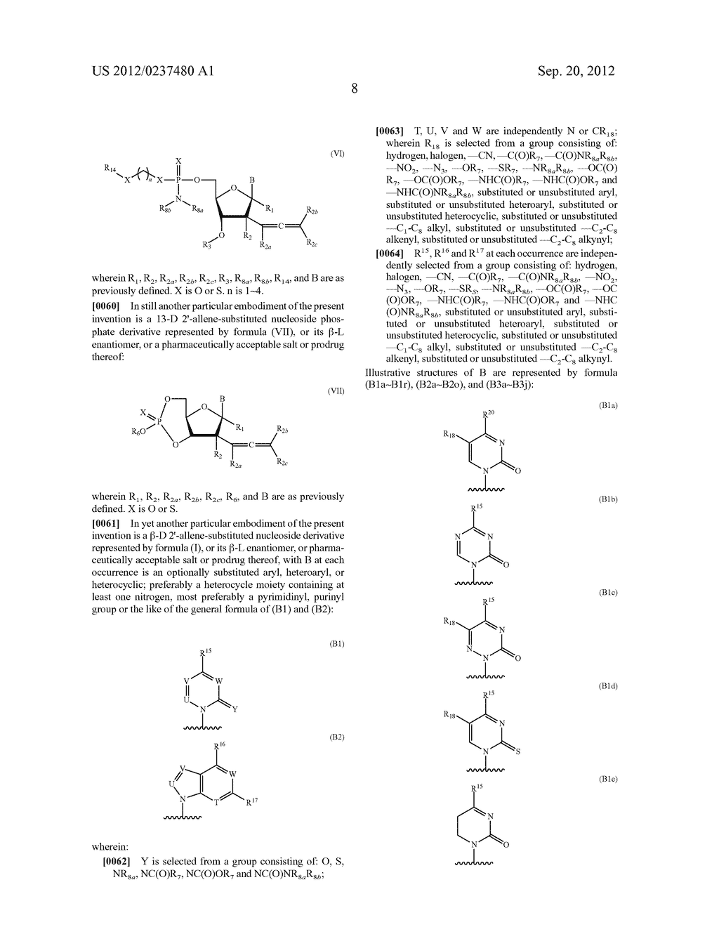 2'ALLENE-SUBSTITUTED NUCLEOSIDE DERIVATIVES - diagram, schematic, and image 09