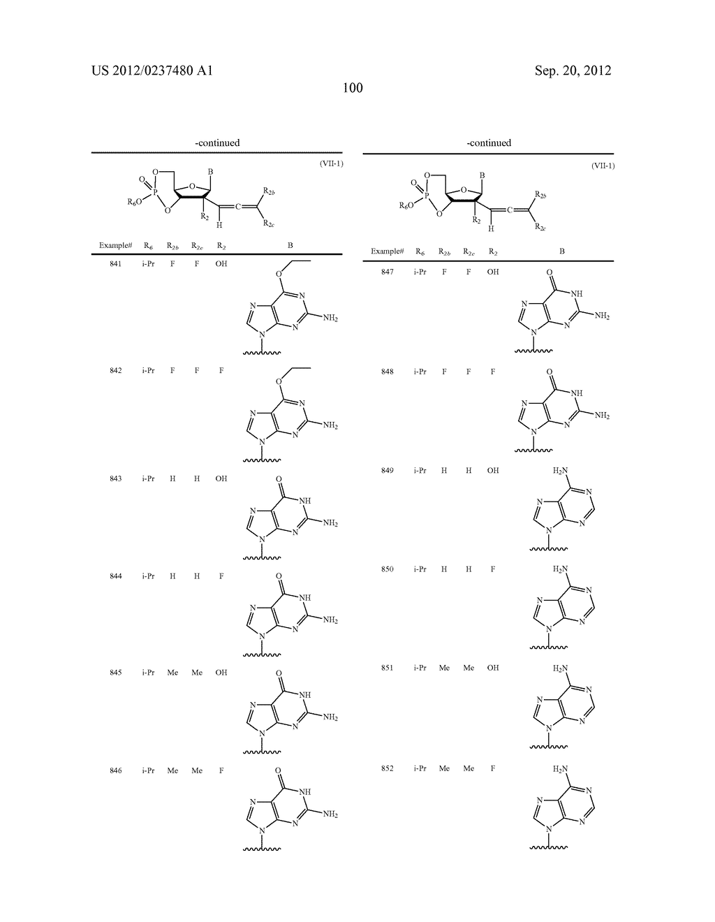 2'ALLENE-SUBSTITUTED NUCLEOSIDE DERIVATIVES - diagram, schematic, and image 101