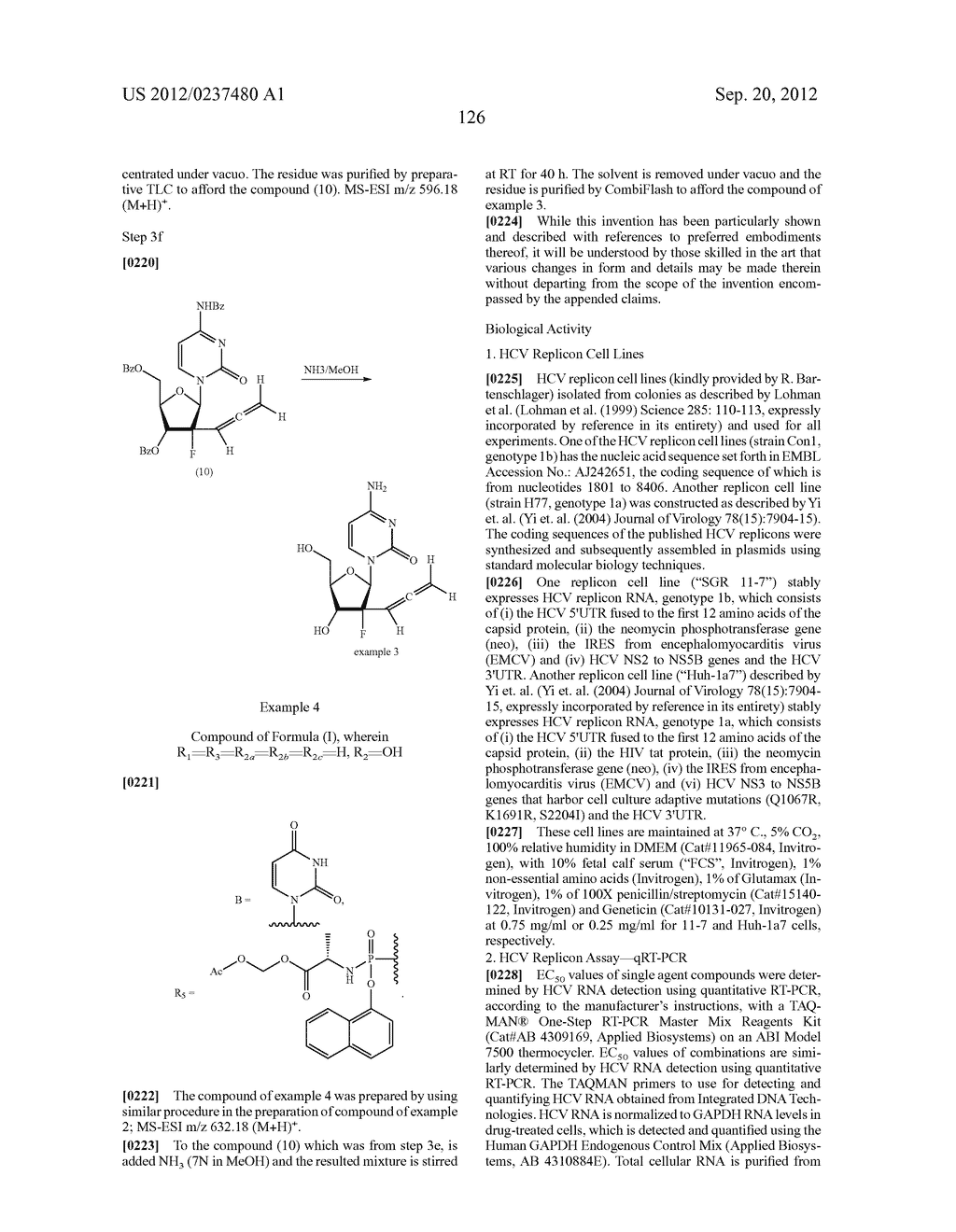 2'ALLENE-SUBSTITUTED NUCLEOSIDE DERIVATIVES - diagram, schematic, and image 127