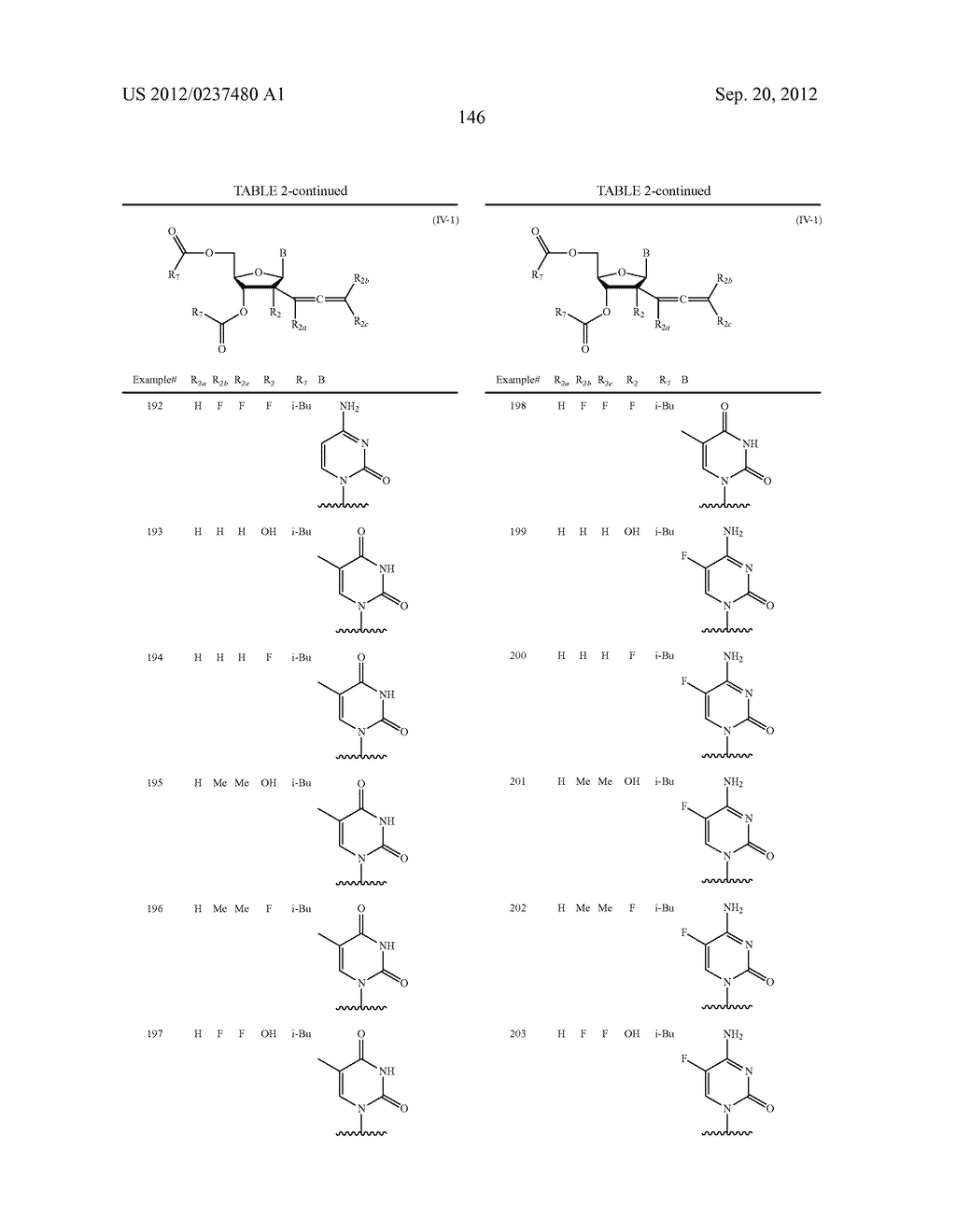 2'ALLENE-SUBSTITUTED NUCLEOSIDE DERIVATIVES - diagram, schematic, and image 147