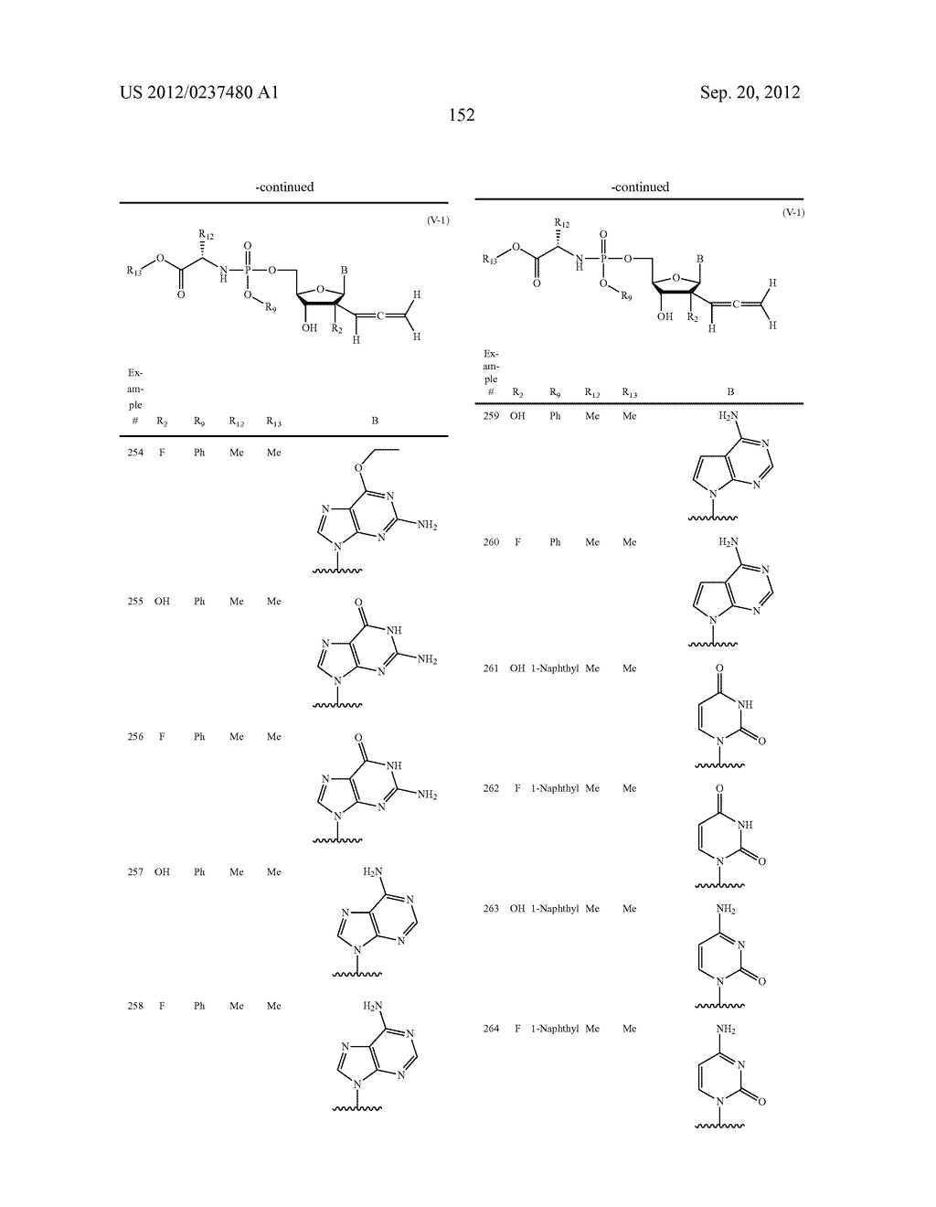 2'ALLENE-SUBSTITUTED NUCLEOSIDE DERIVATIVES - diagram, schematic, and image 153