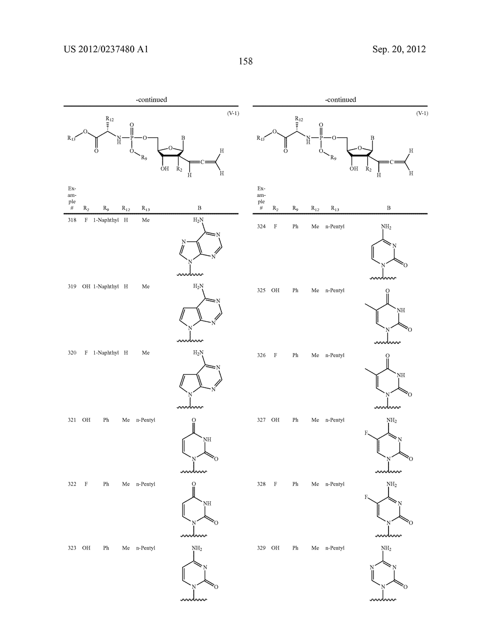2'ALLENE-SUBSTITUTED NUCLEOSIDE DERIVATIVES - diagram, schematic, and image 159