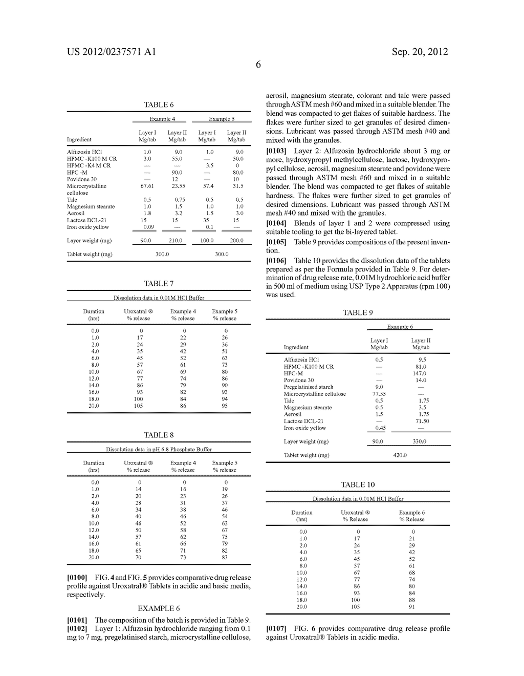 SUSTAINED RELEASE COMPOSITIONS OF ALFUZOSIN - diagram, schematic, and image 13