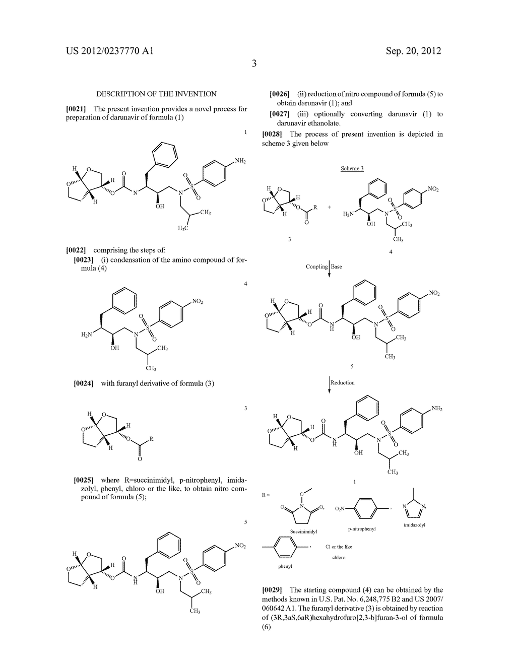 NOVEL PROCESS FOR PREPARATION OF DARUNAVIR AND DARUNAVIR ETHANOLATE OF     FINE PARTICLE SIZE - diagram, schematic, and image 04