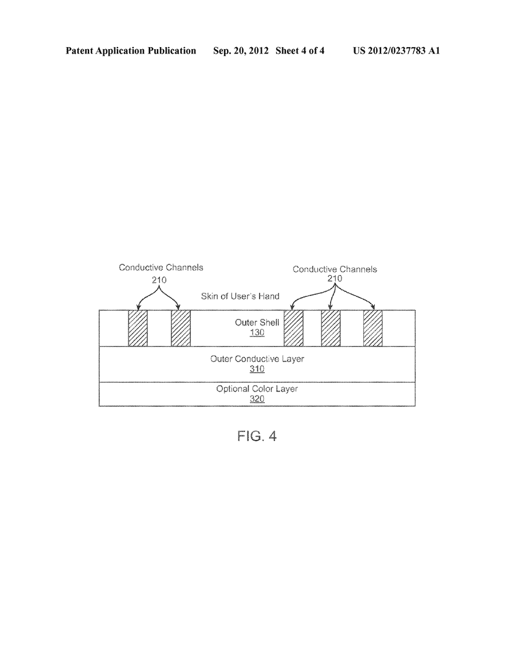 Material for use with a capacitive touch screen - diagram, schematic, and image 05