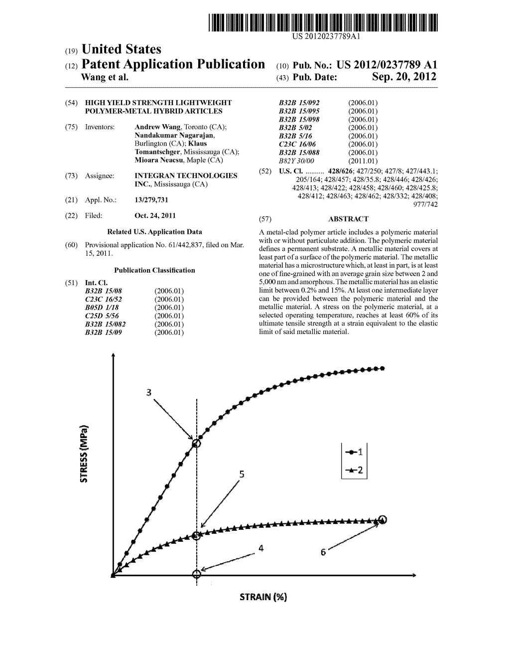 HIGH YIELD STRENGTH LIGHTWEIGHT POLYMER-METAL HYBRID ARTICLES - diagram, schematic, and image 01