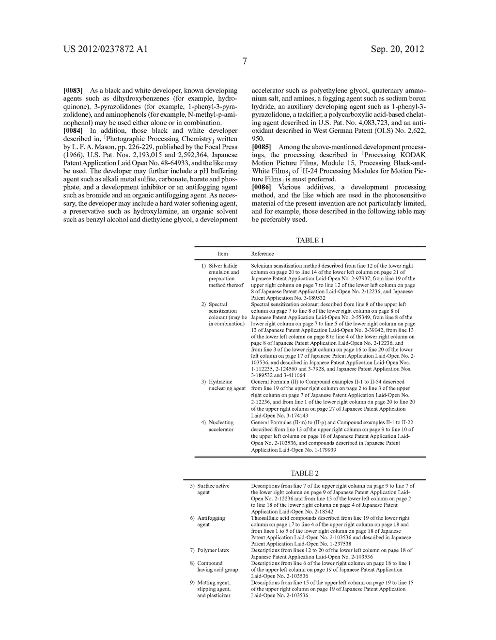 BLACK AND WHITE SILVER HALIDE PHOTOSENSITIVE MATERIAL - diagram, schematic, and image 08