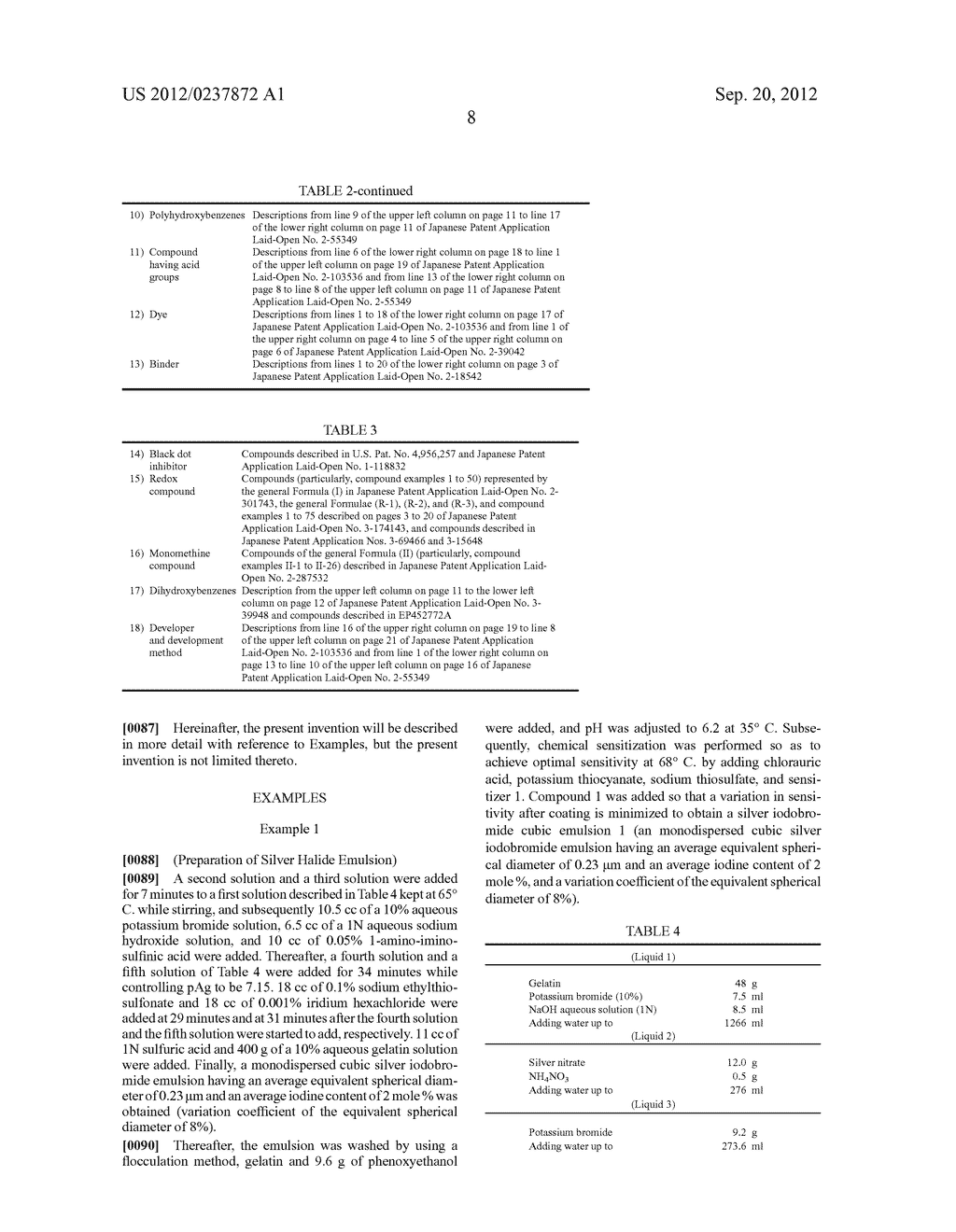 BLACK AND WHITE SILVER HALIDE PHOTOSENSITIVE MATERIAL - diagram, schematic, and image 09