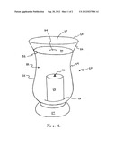 PARTITION FOR CANDLE CONTAINER diagram and image