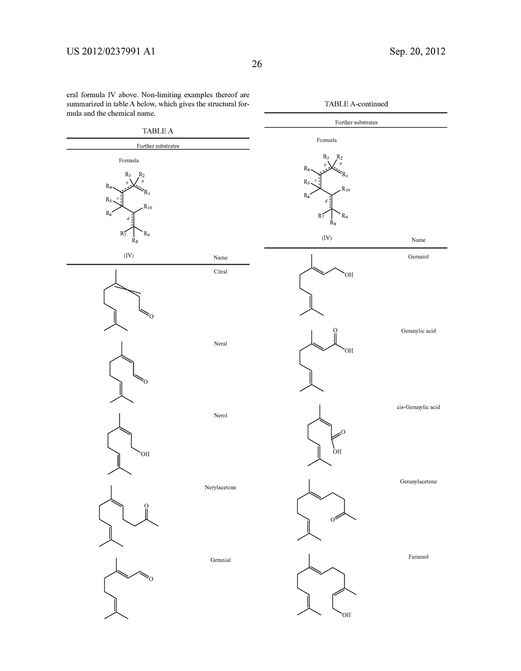 Method for the biocatalytic cyclization of terpenes and cyclase mutants     employable therein - diagram, schematic, and image 31