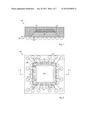 METHOD OF PACKAGING SEMICONDUCTOR DIE WITH CAP ELEMENT diagram and image