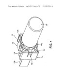 CONNECTOR FOR MOUNTING ELECTROLYTIC CAPACITOR ONTO BOARD AND ELECTRONIC     CIRCUIT APPARATUS diagram and image