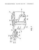 CONNECTOR FOR MOUNTING ELECTROLYTIC CAPACITOR ONTO BOARD AND ELECTRONIC     CIRCUIT APPARATUS diagram and image