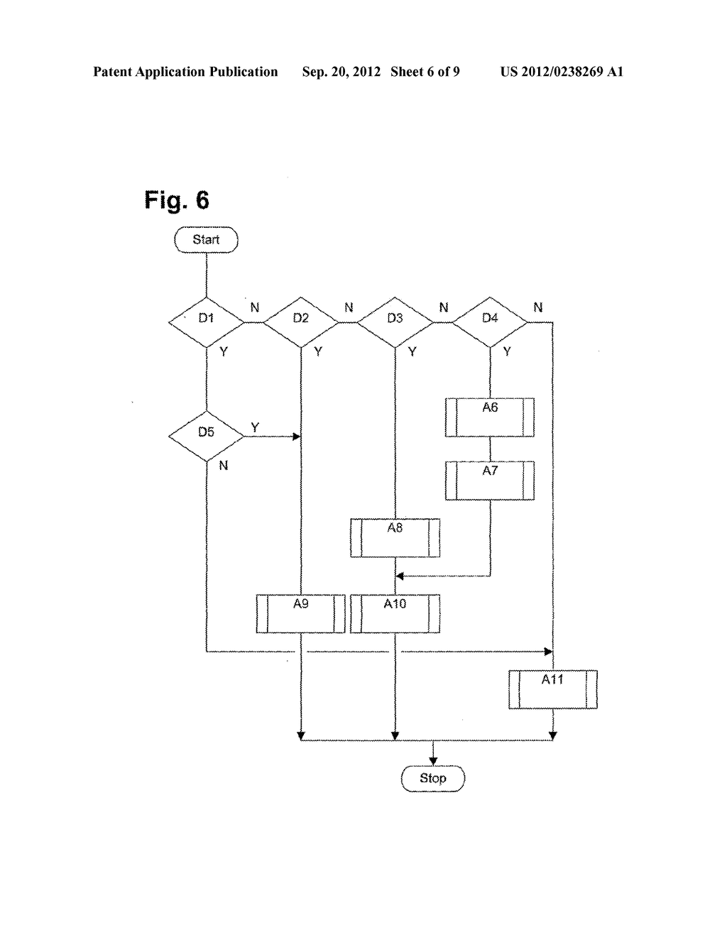 Method of and a system for establishing presence of a mobile station in at     least one dedicated service area of a mobile telecommunications system - diagram, schematic, and image 07