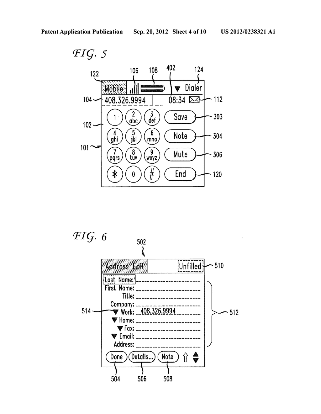SYSTEM AND METHOD FOR INITIATING A CALL USING A PHONE HARD-BUTTON AND A     SCREEN DIALER OF A PERSONAL DIGITAL ASSISTANT - diagram, schematic, and image 05