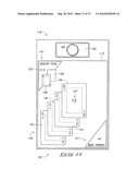 ELECTRONIC GAMING SYSTEM WITH REAL PLAYING CARDS AND MULTIPLE PLAYER     DISPLAYS FOR VIRTUAL CARD AND BETTING IMAGES diagram and image